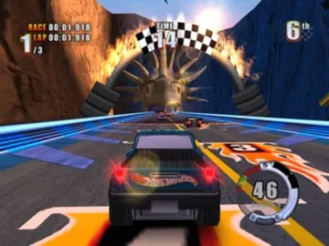 Hot Wheels - Stunt Track Challenge screen shot game playing